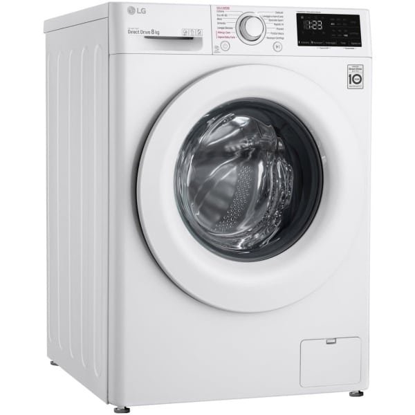 LG F4WV308S3E wasmachine Voorbelading 8 kg 1400 RPM C Wit