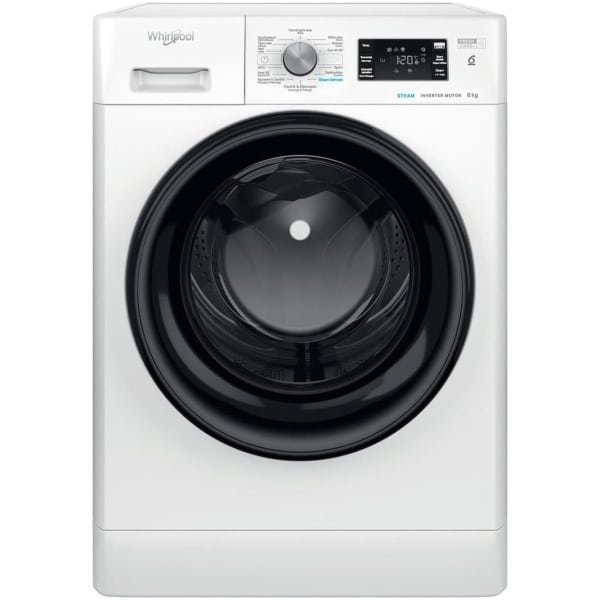 Whirlpool vrijstaande wasmachine: 8,0 kg - FFBBE 8638 BEV F