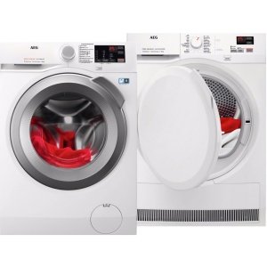 AEG L6FB586CBS ProSense + AEG T7DB84PK SensiDry