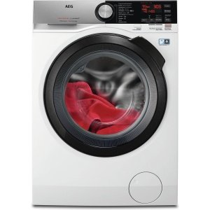 AEG L7FSE96B Vrijstaand Voorbelading 9kg 1600RPM Zwart, Wit